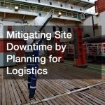 Mitigating Site Downtime by Planning for Logistics